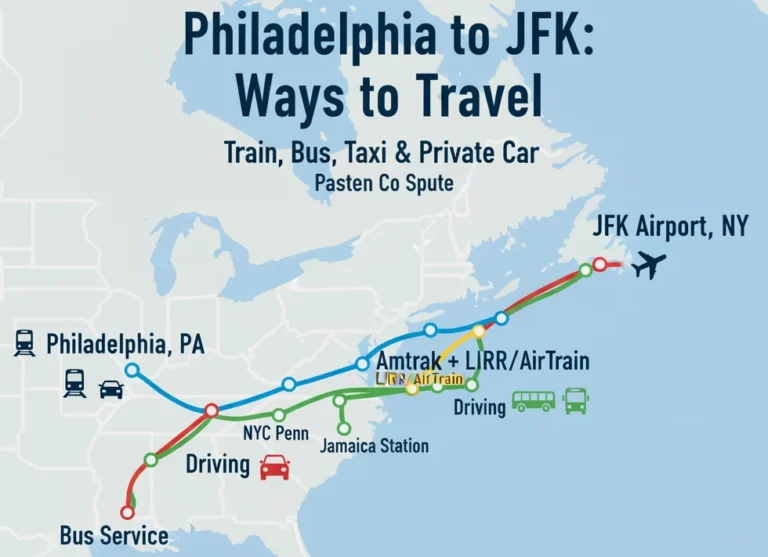 Best Way for travelers to JFK from Philadelphia