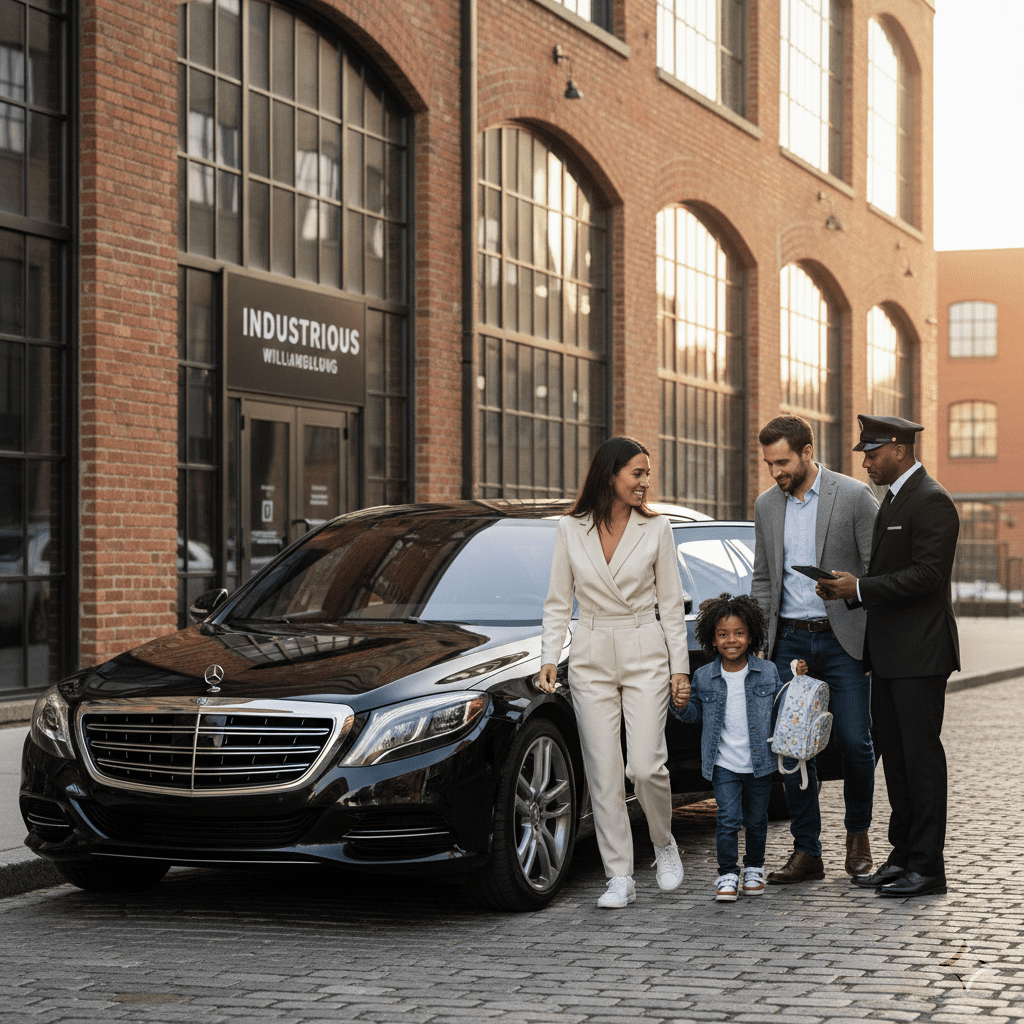 Car Service from JFK to Industrious Williamsburg 