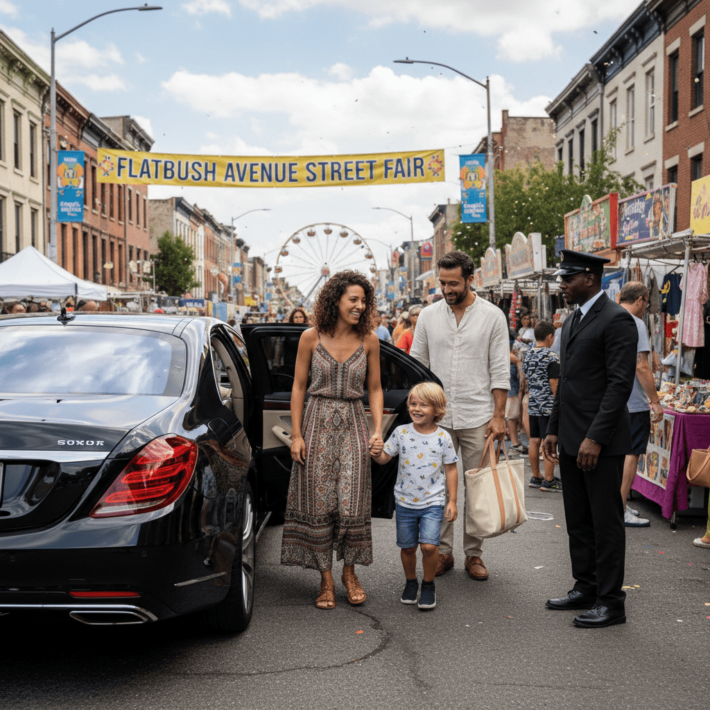 Car Service Flatbush Avenue Street Fair