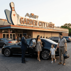 Car Service AMF Garden City Lanes.