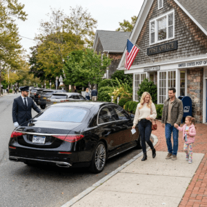 Car Service Amagansett Post Office.