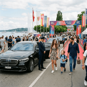 Car Service Geneva Music Festival.