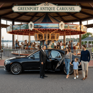 Car Service Greenport Antique Carousel.
