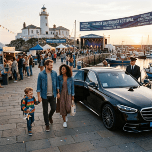 Car Service Harbor Lighthouse Festival