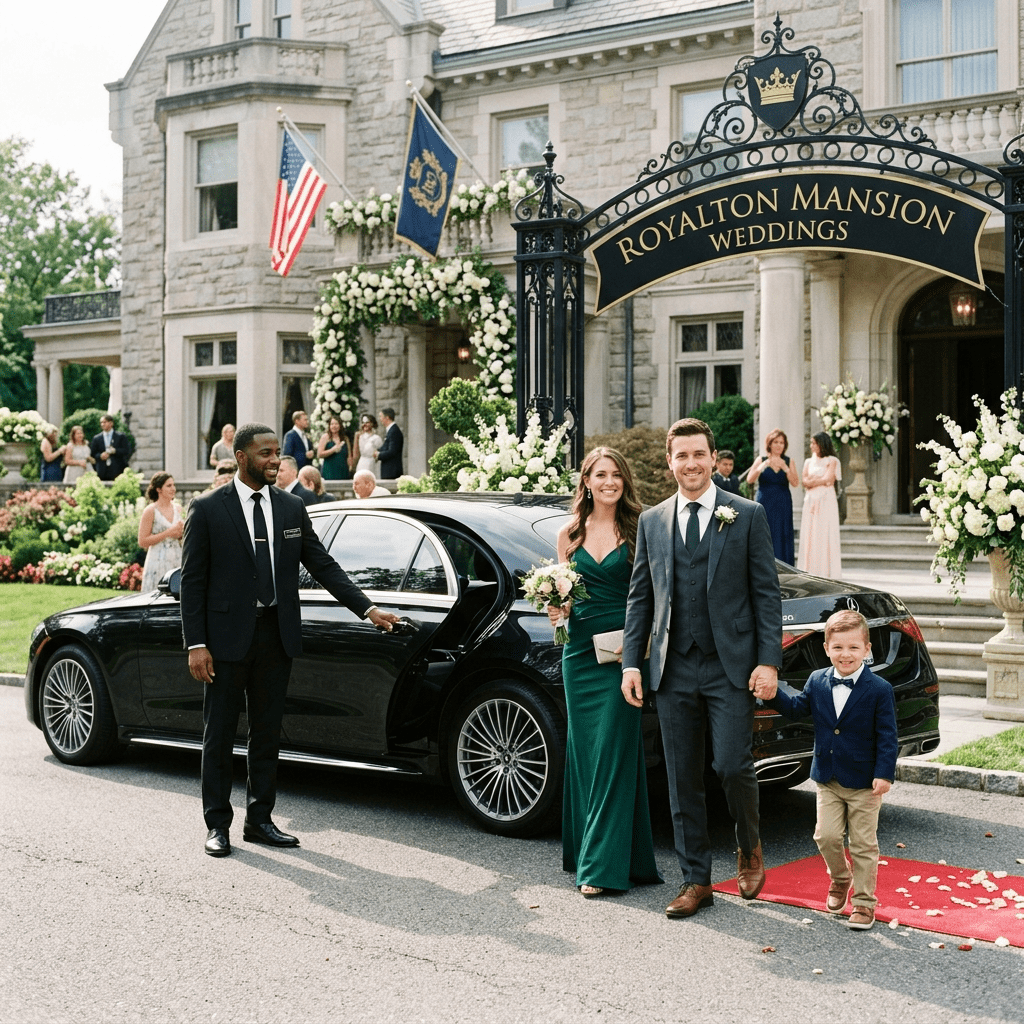 Car Service Royalton Mansion Weddings