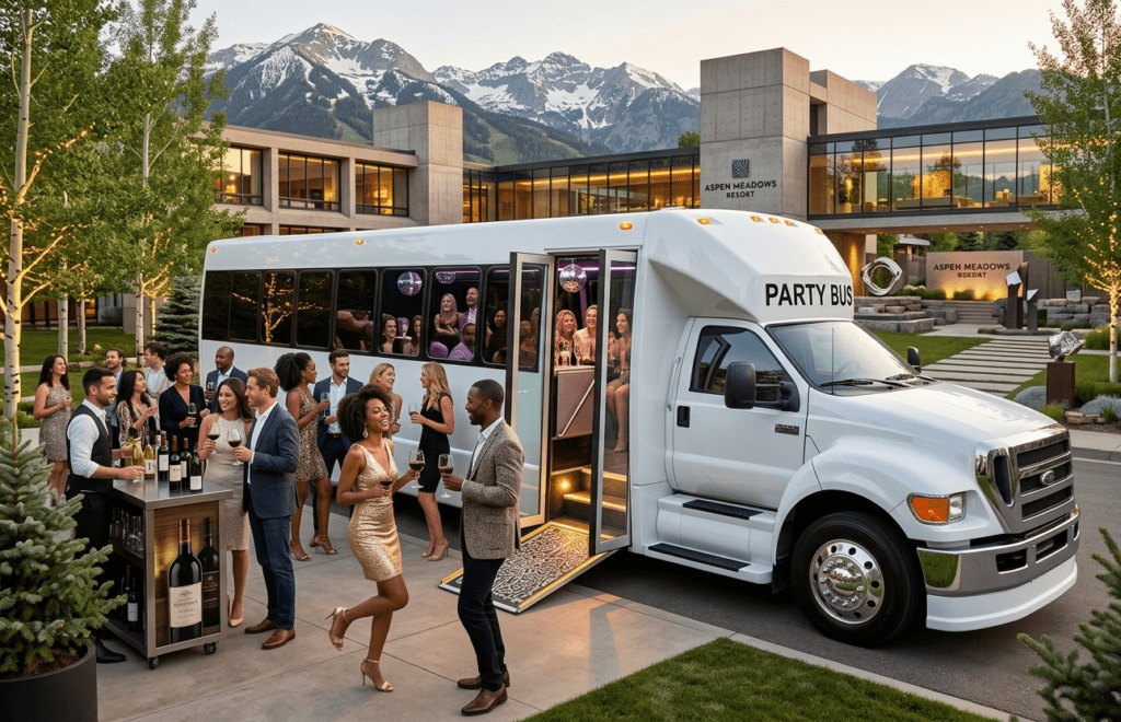 Party Bus Aspen Meadows Resort
