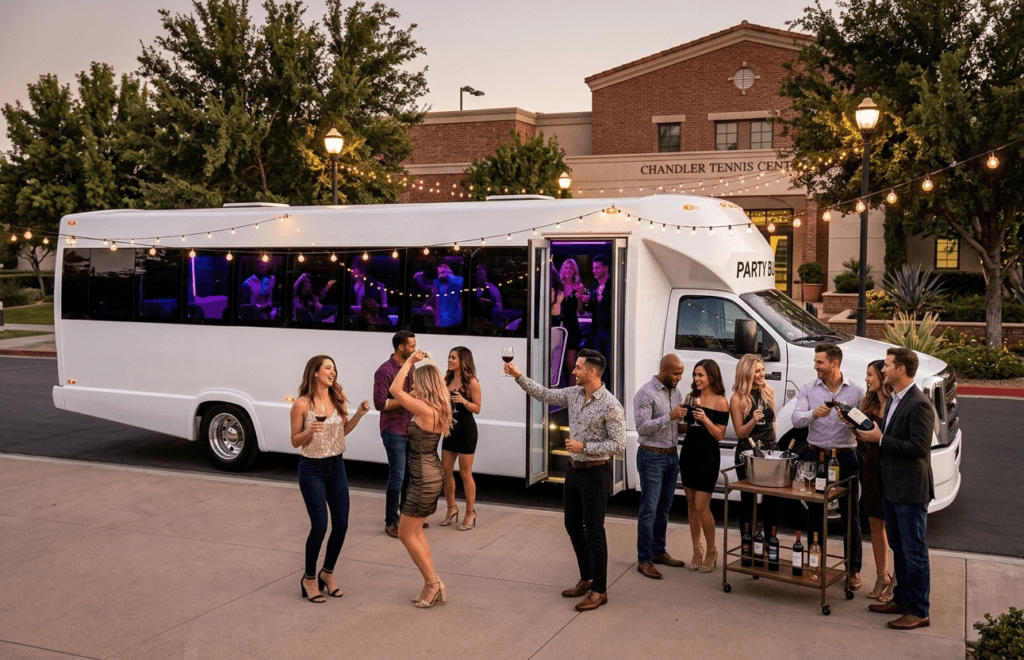 Party Bus Chandler Tennis Center