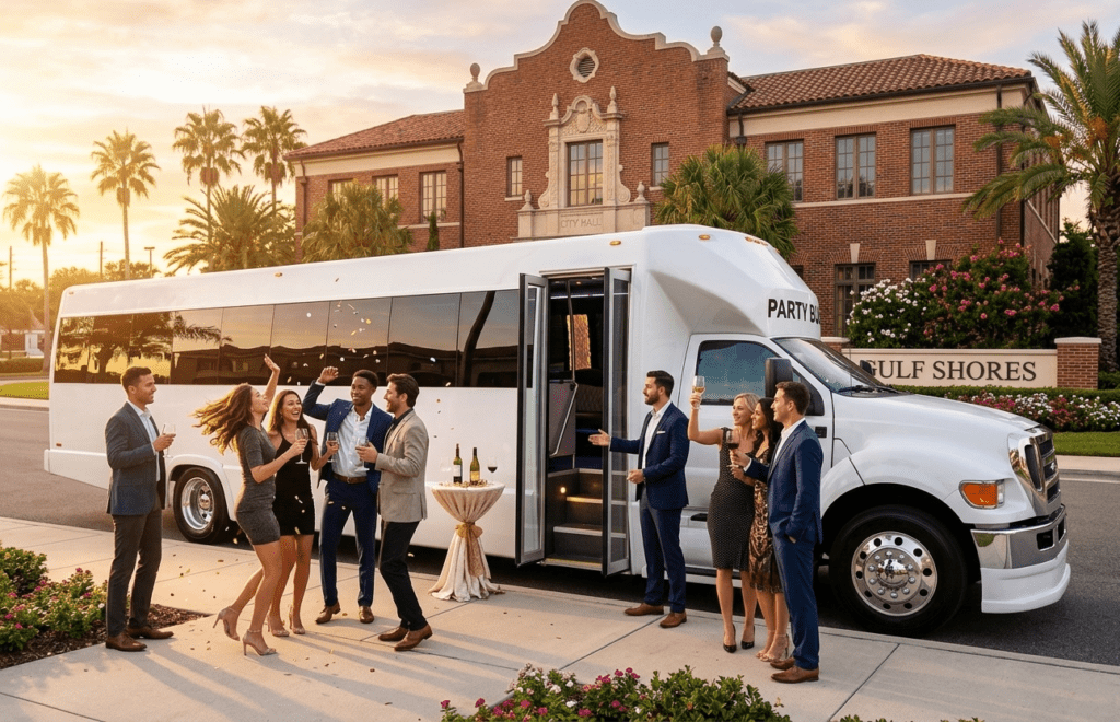 Party Bus Gulf Shores City Hall