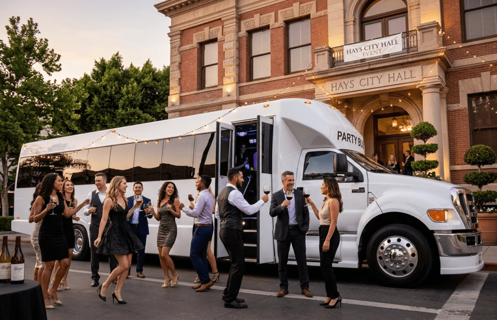 Party Bus Hays City Hall