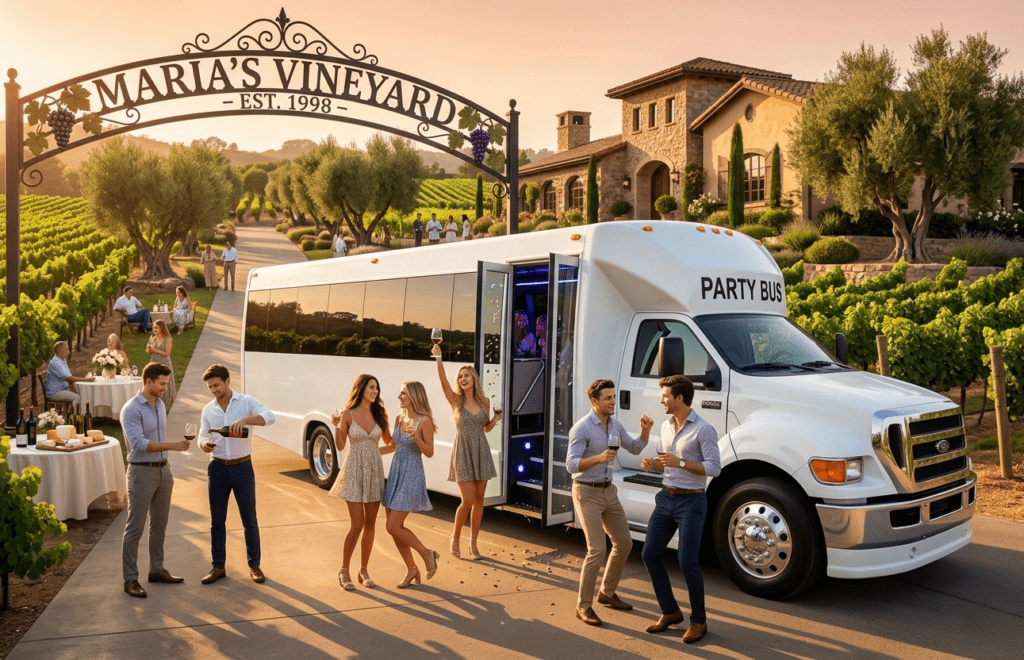 Party Bus Maria’s Vineyard