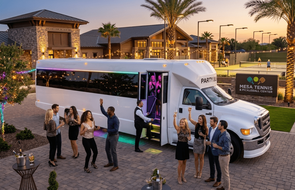 Party Bus Mesa Tennis & Pickleball Center