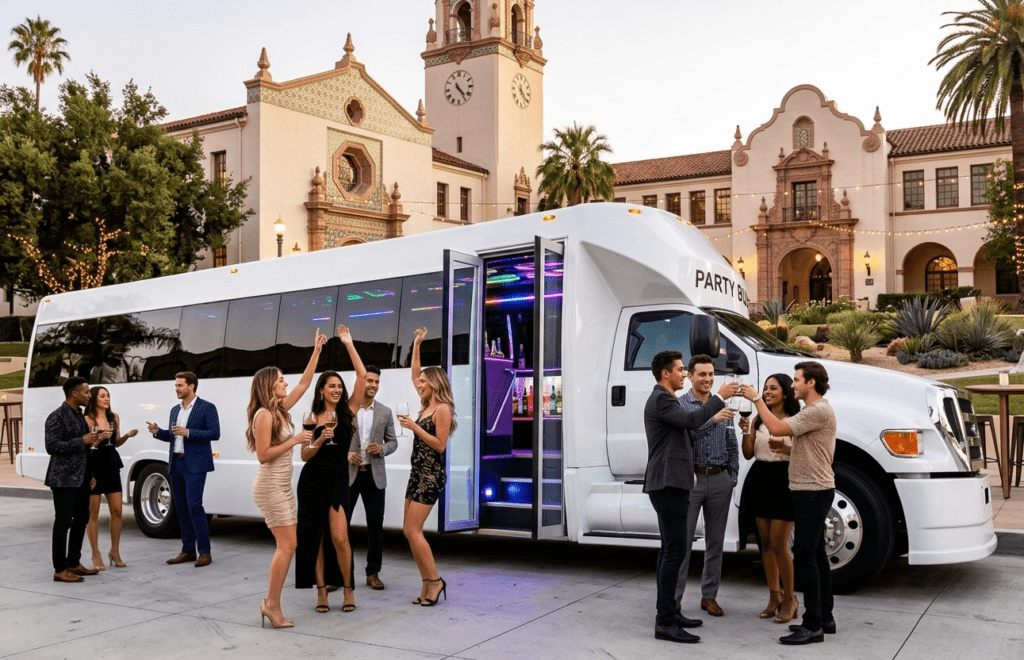 Party Bus Pueblo City Hall