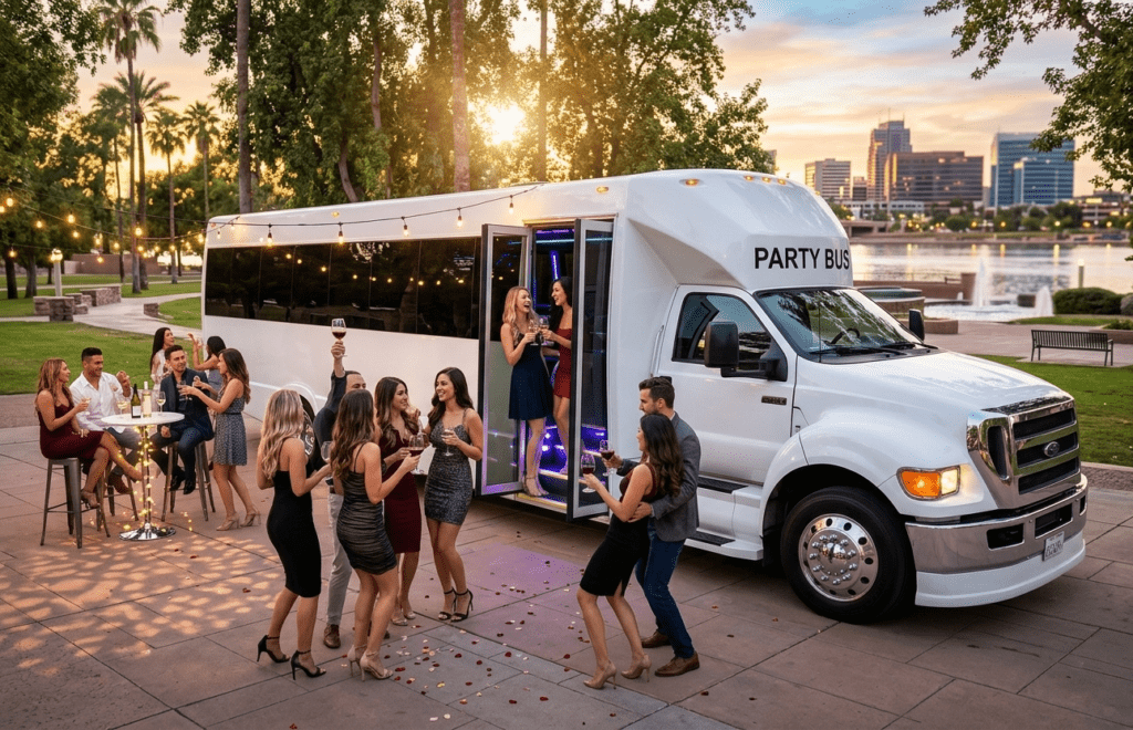 Party Bus Tempe Beach Park
