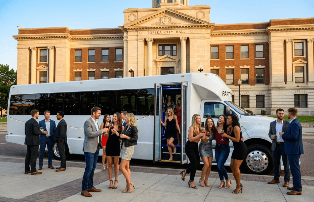 Party Bus Topeka City Hall