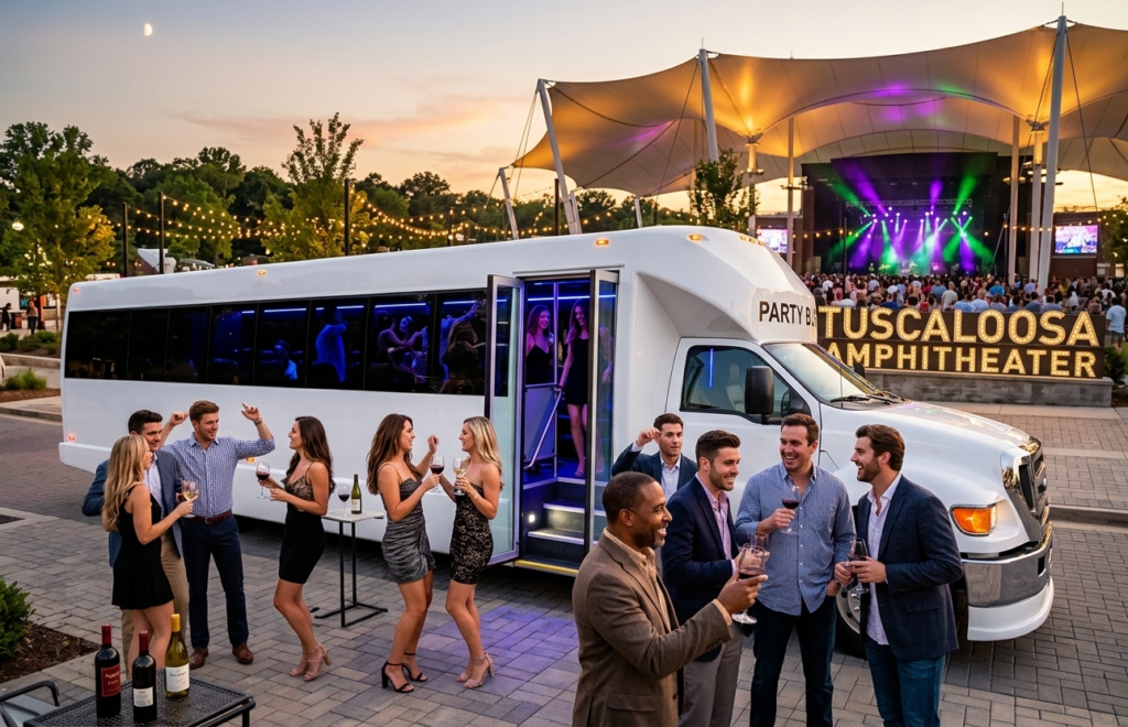 Party Bus Tuscaloosa Amphitheater