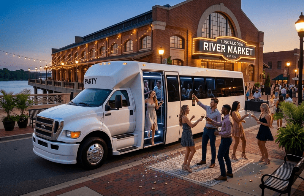 Party Bus Tuscaloosa River Market