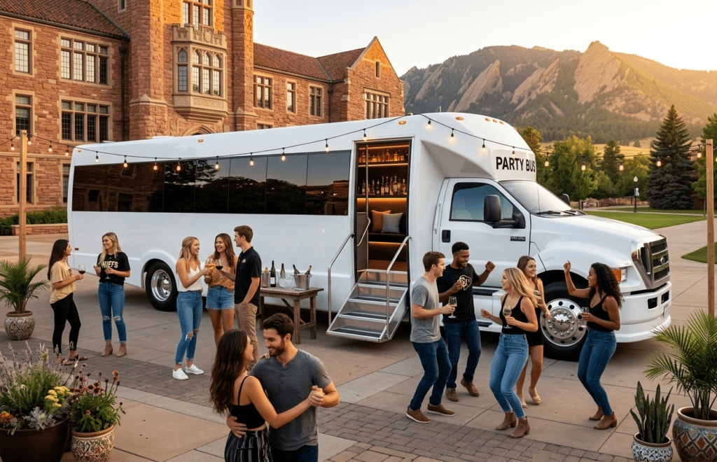 Party Bus University of Colorado Boulder