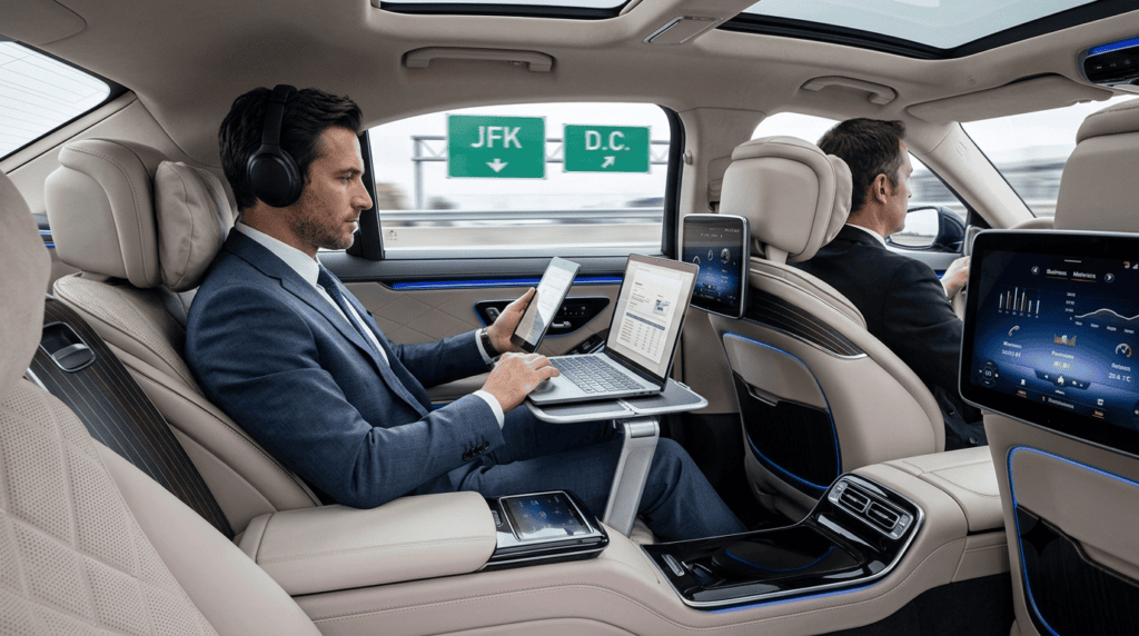 Executive Car Service from JFK to D.C. Turn Transit into 4 Billable Hours