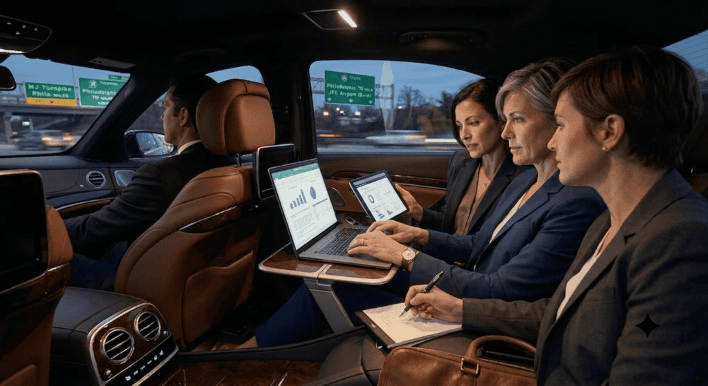 JFK to Philly Car Service: How to Stay 100% Productive on the 2.5-Hour Transit